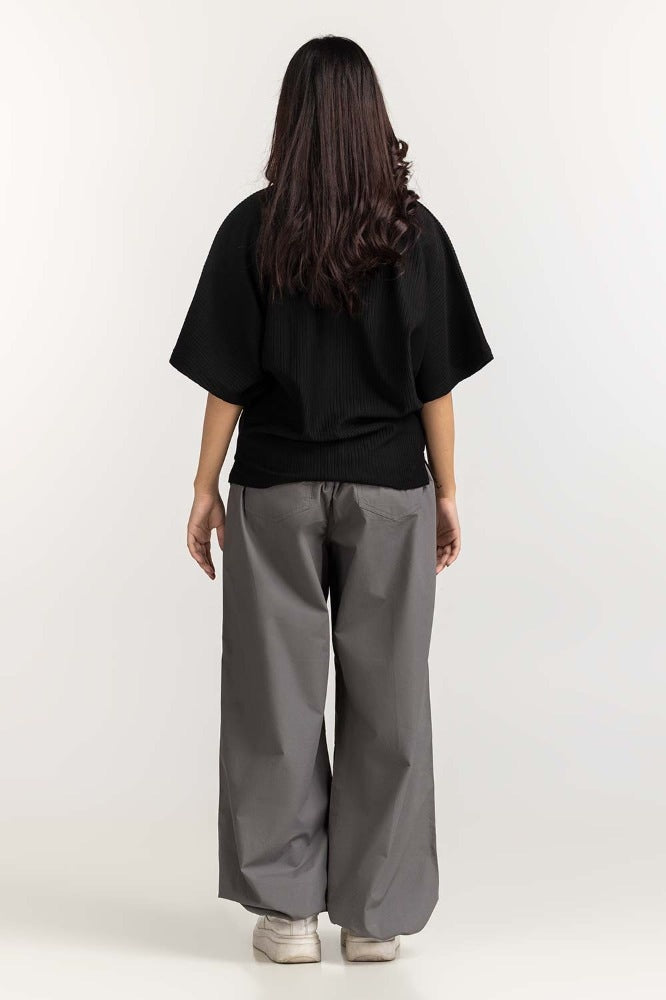 Black Basic Blouse WM-BLS23-011