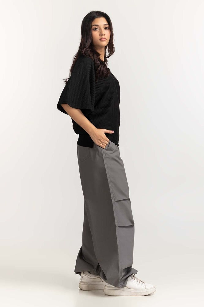 Black Basic Blouse WM-BLS23-011