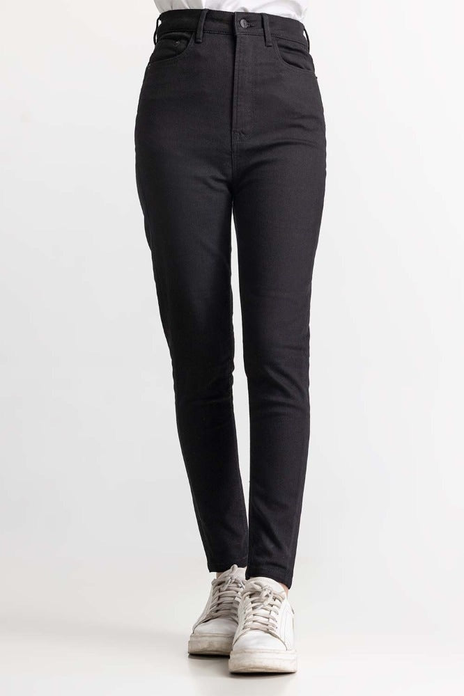 Black Basic Denim Jeans WM-JNS-SS24-001