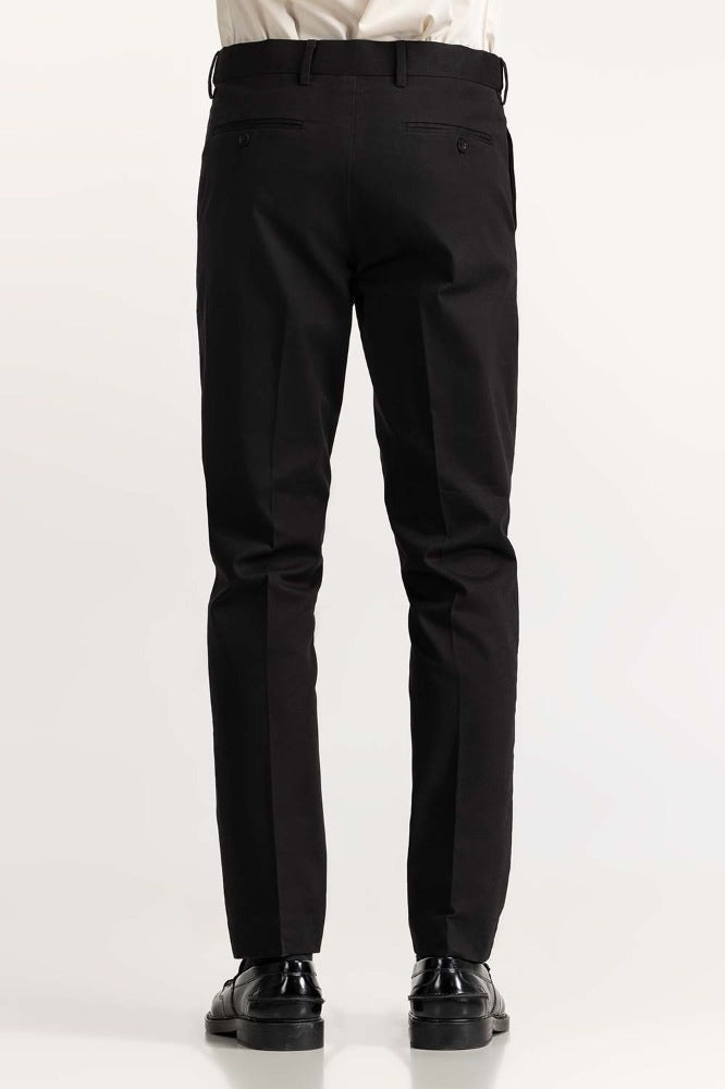 Black Basic Formal Chino Trouser MN-TR-FC23-003