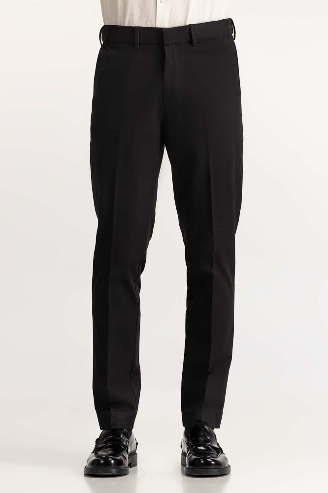 Black Basic Formal Chino Trouser MN-TR-FC23-003