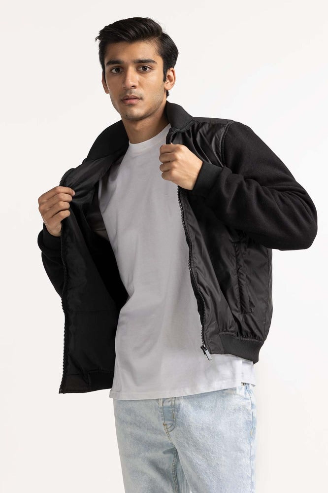 Black Basic Jacket MN-JKT-WS23-002