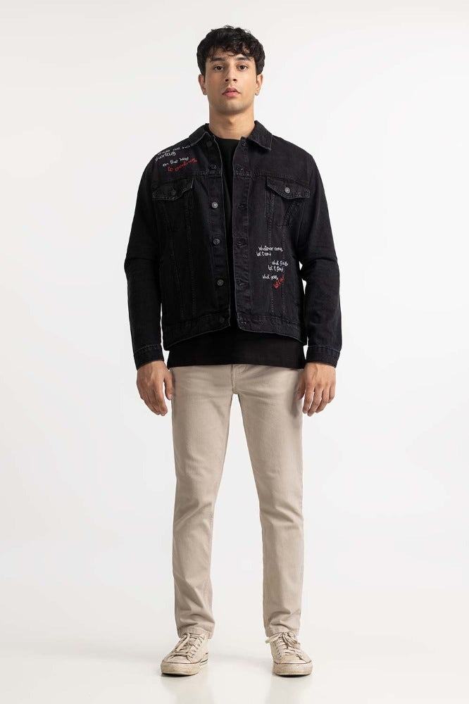 Black Basic Jacket MN-JKT-WS23-051