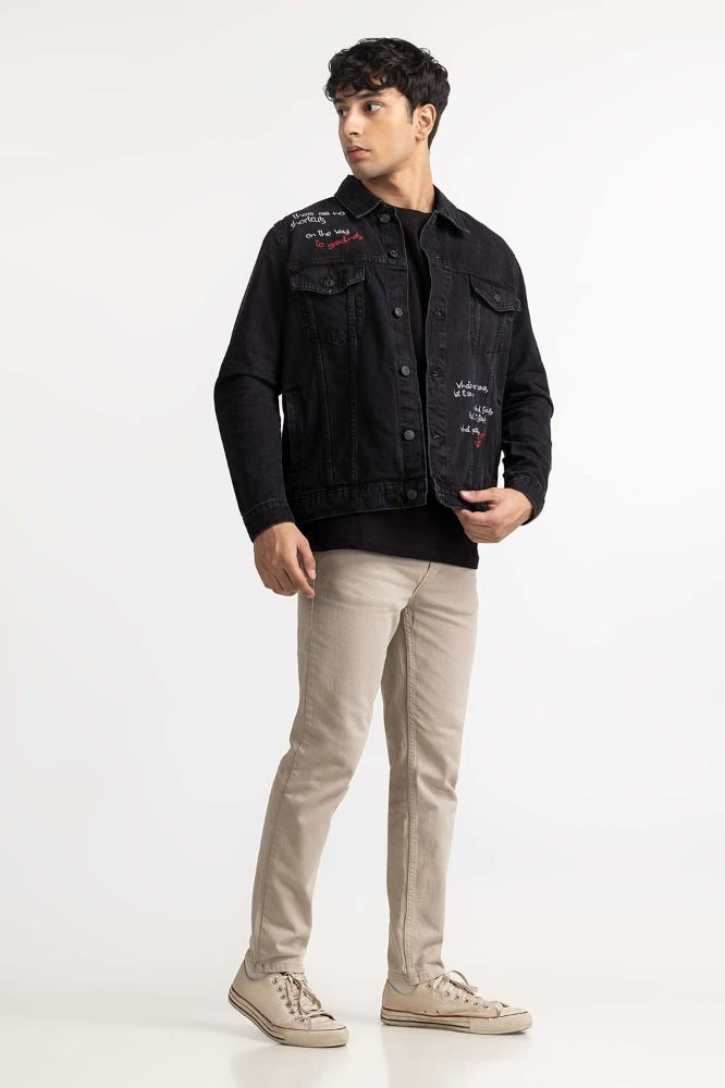 Black Basic Jacket MN-JKT-WS23-051