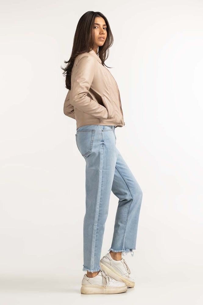 Beige Basic Jacket WM-JKT-WS23-043