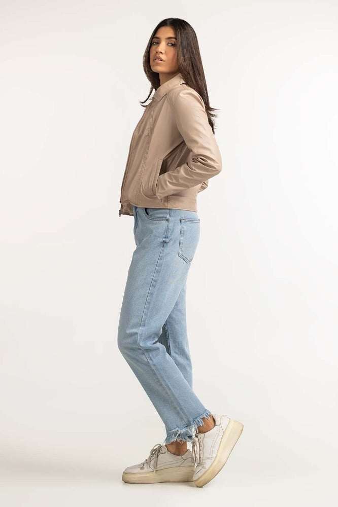 Beige Basic Jacket WM-JKT-WS23-043