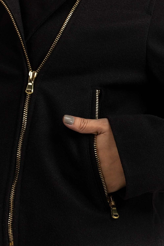 Black Basic Jacket WM-JKT23-070