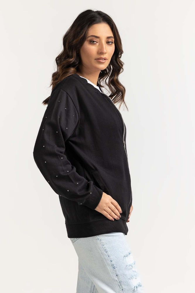 Black Basic Jacket WM-SWS-WS23-001