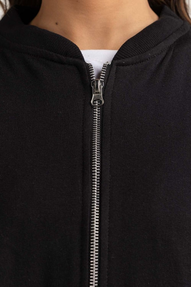 Black Basic Jacket WM-SWS-WS23-001