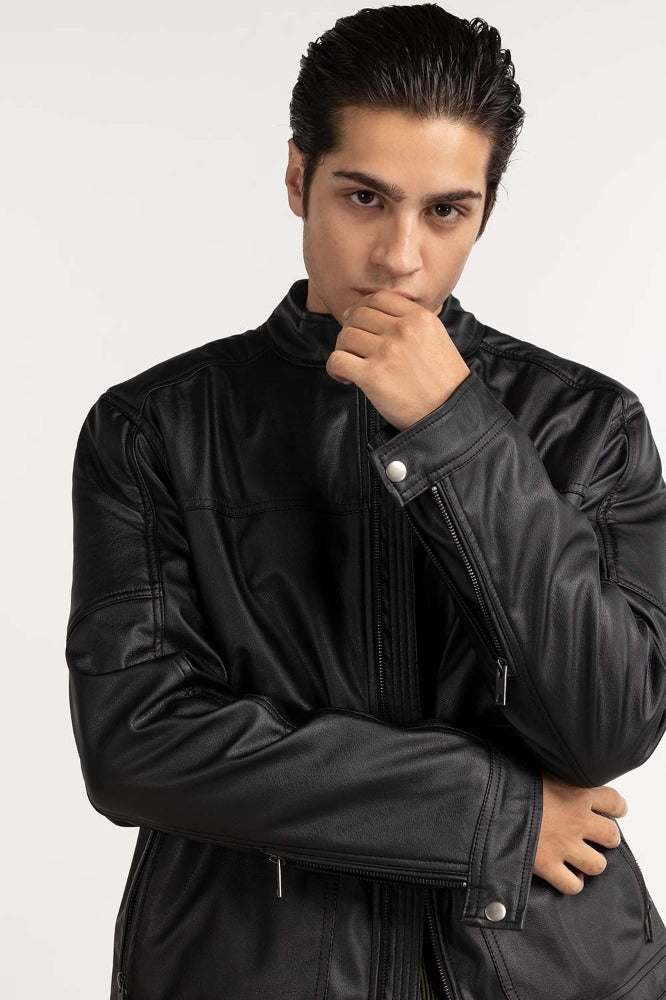 Black Basic Jacket MN-JKT-WS23-024