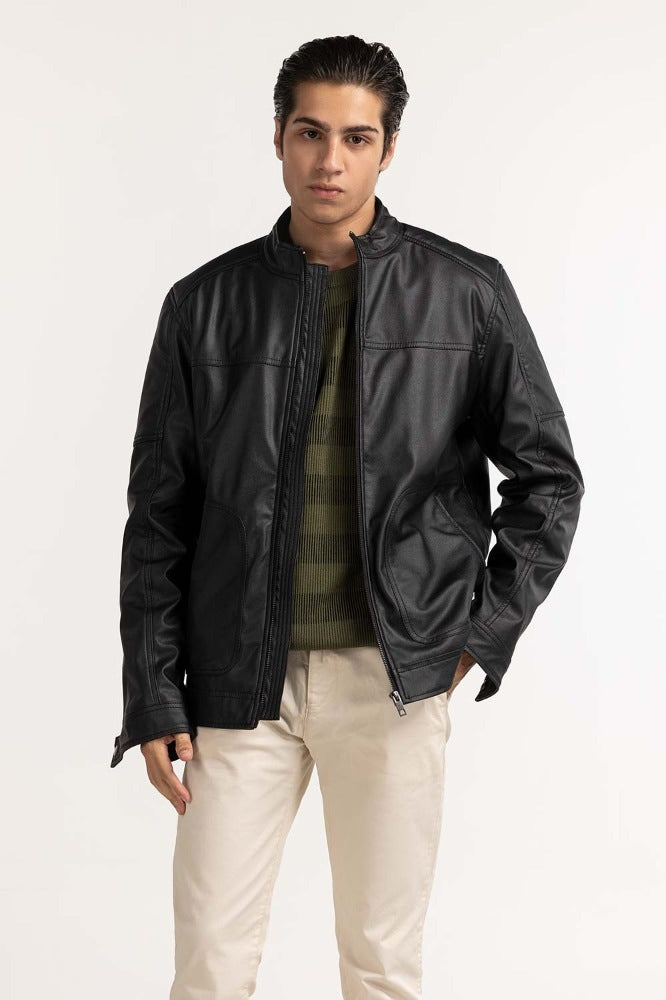 Black Basic Jacket MN-JKT-WS23-024