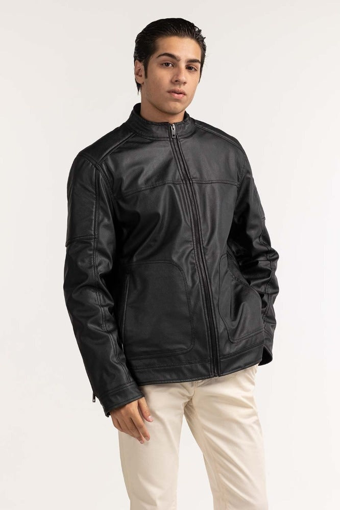 Black Basic Jacket MN-JKT-WS23-024