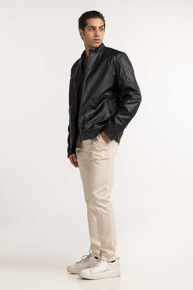 Black Basic Jacket MN-JKT-WS23-024