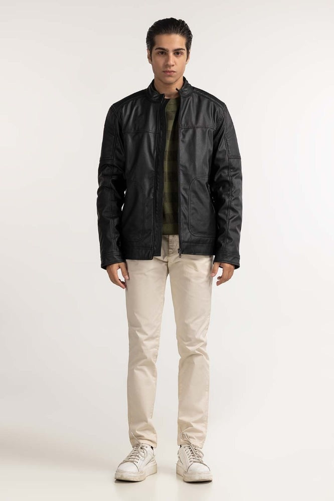Black Basic Jacket MN-JKT-WS23-024