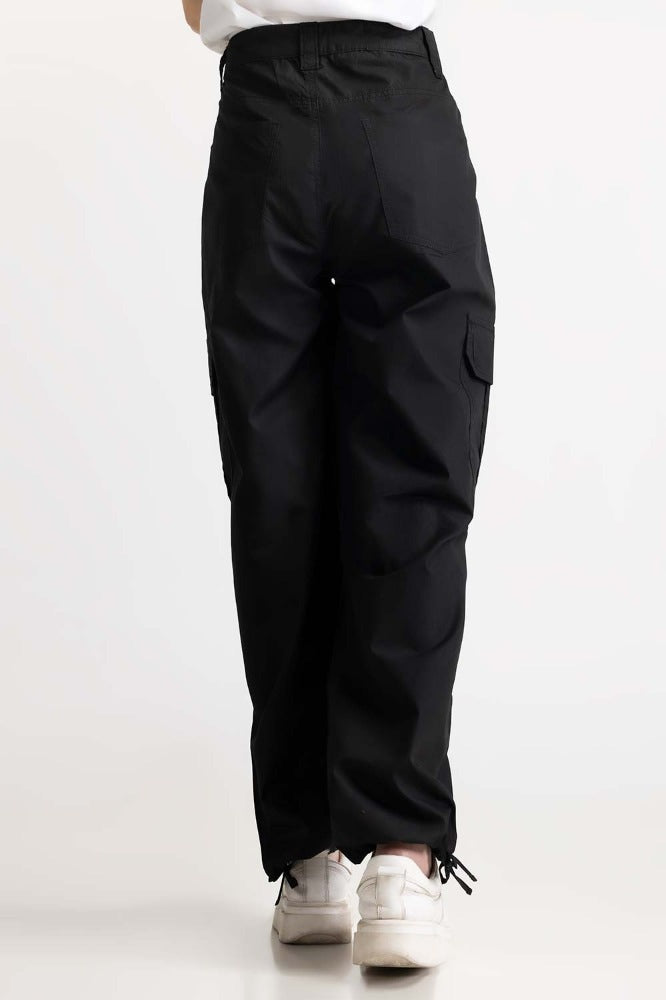 Black Basic Non Denim Jeans WM-NDJ-SS24-003