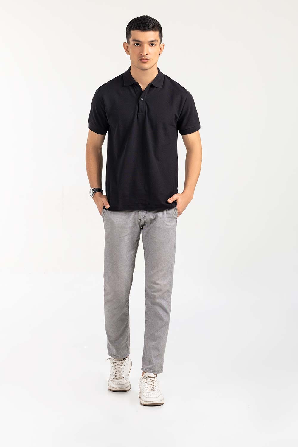 Black Basic Polo PKP-SB-102