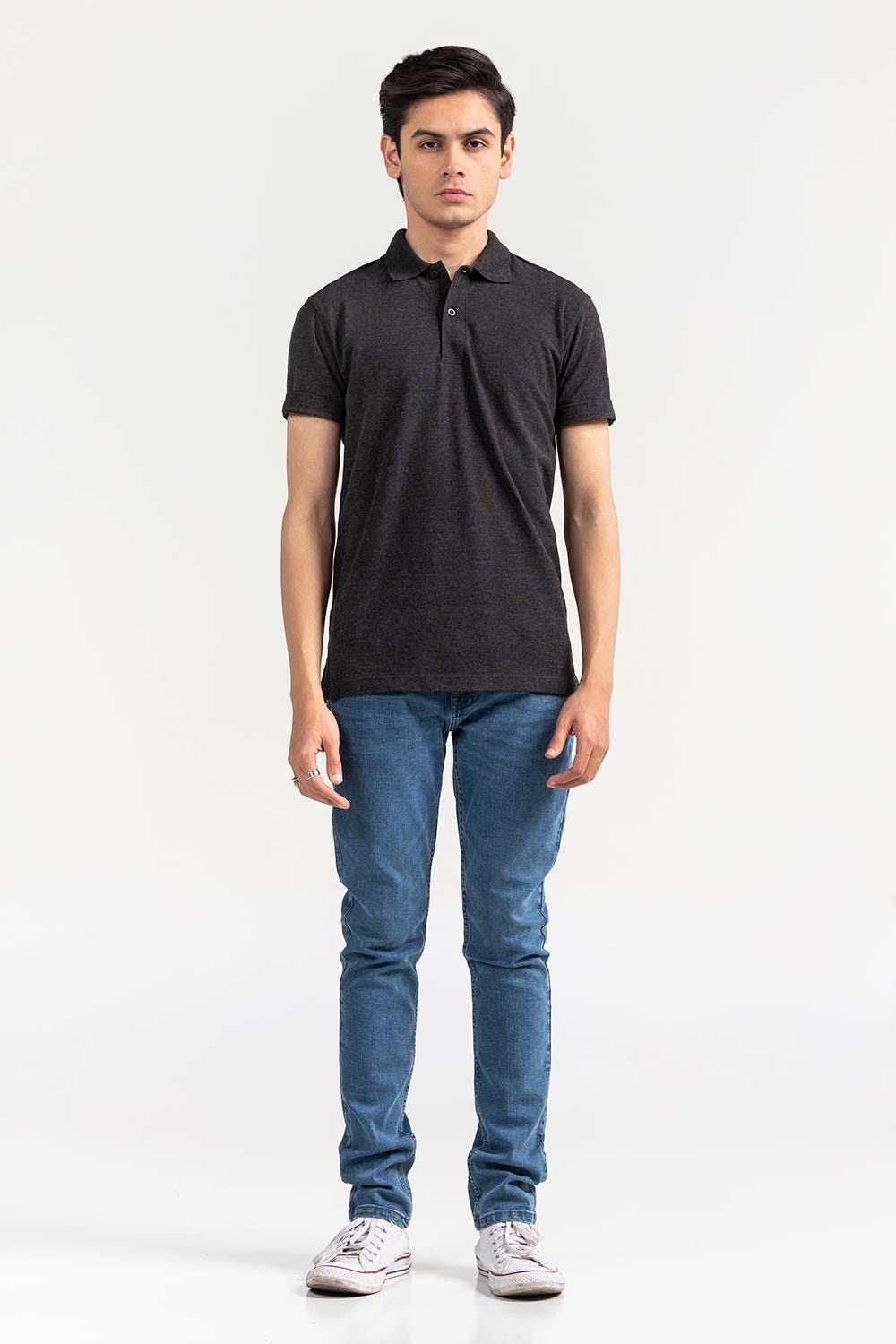 Black Basic Polo PKP-SB-105