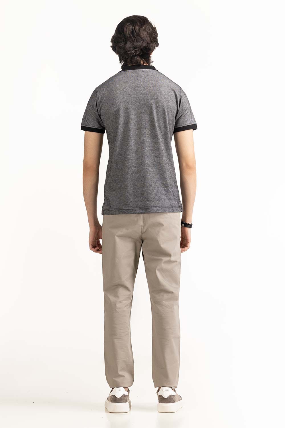 Black Basic Polo PS-FPK23-051