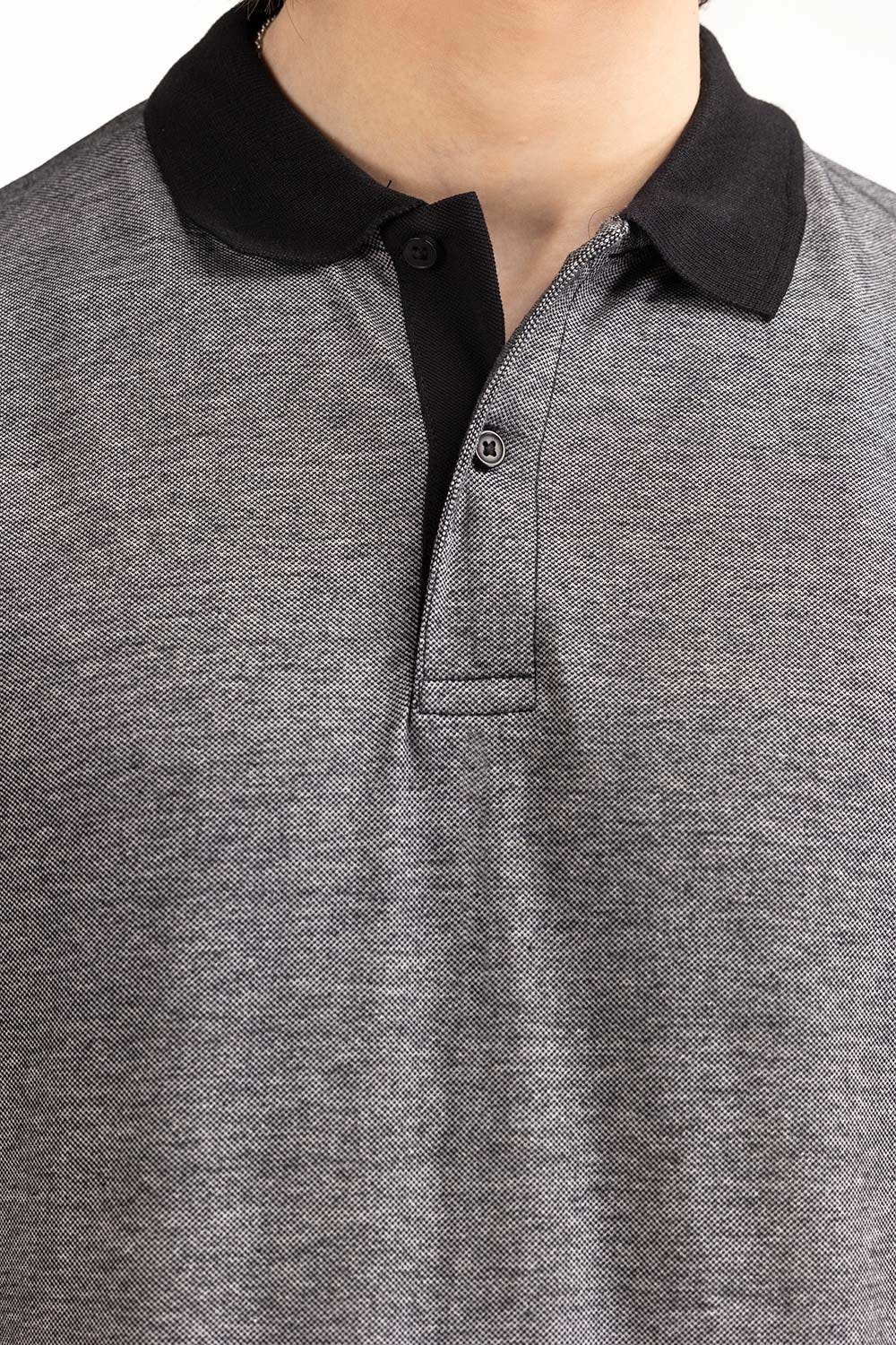 Black Basic Polo PS-FPK23-051