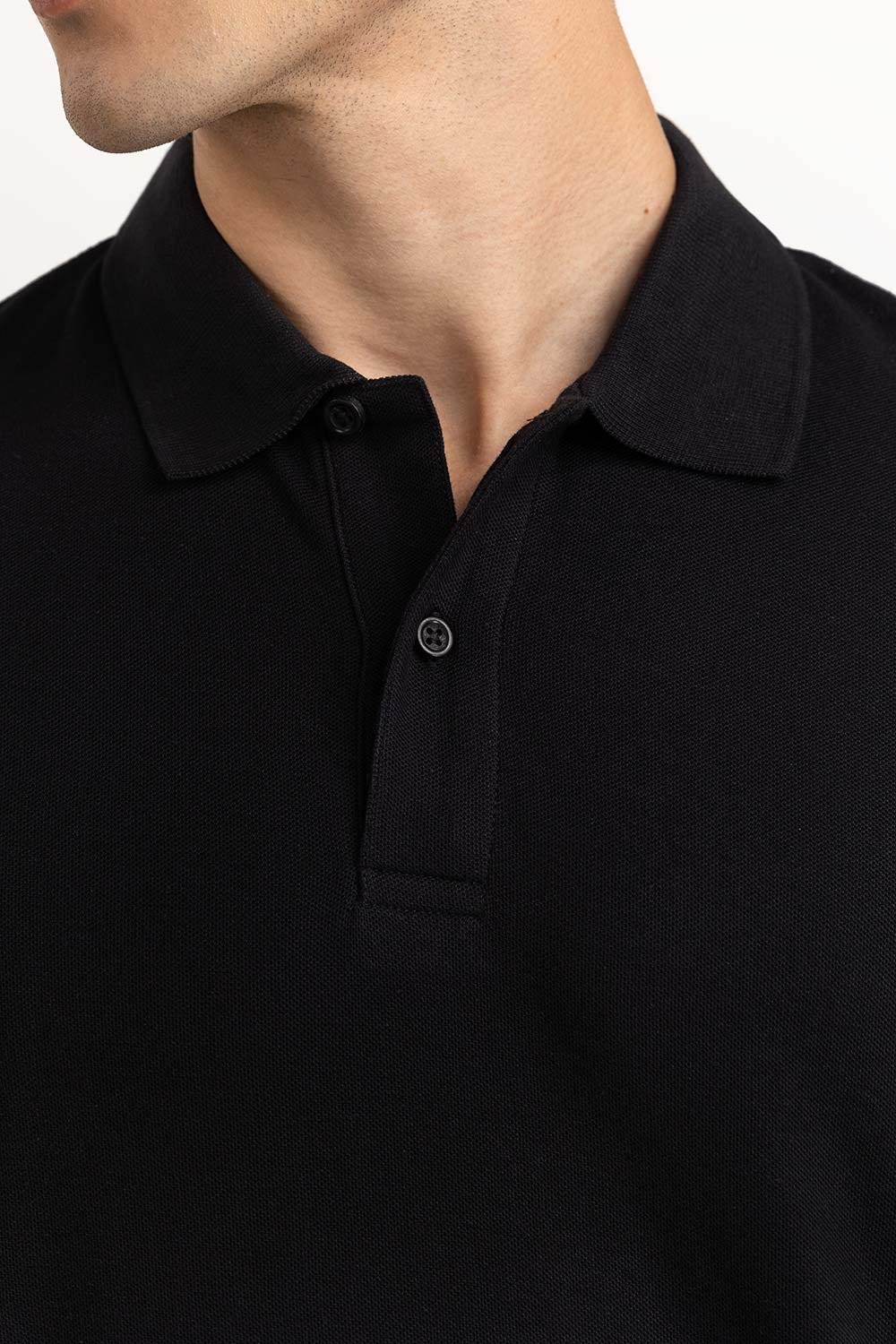 Black Basic Polo PS-SIGPK23-241