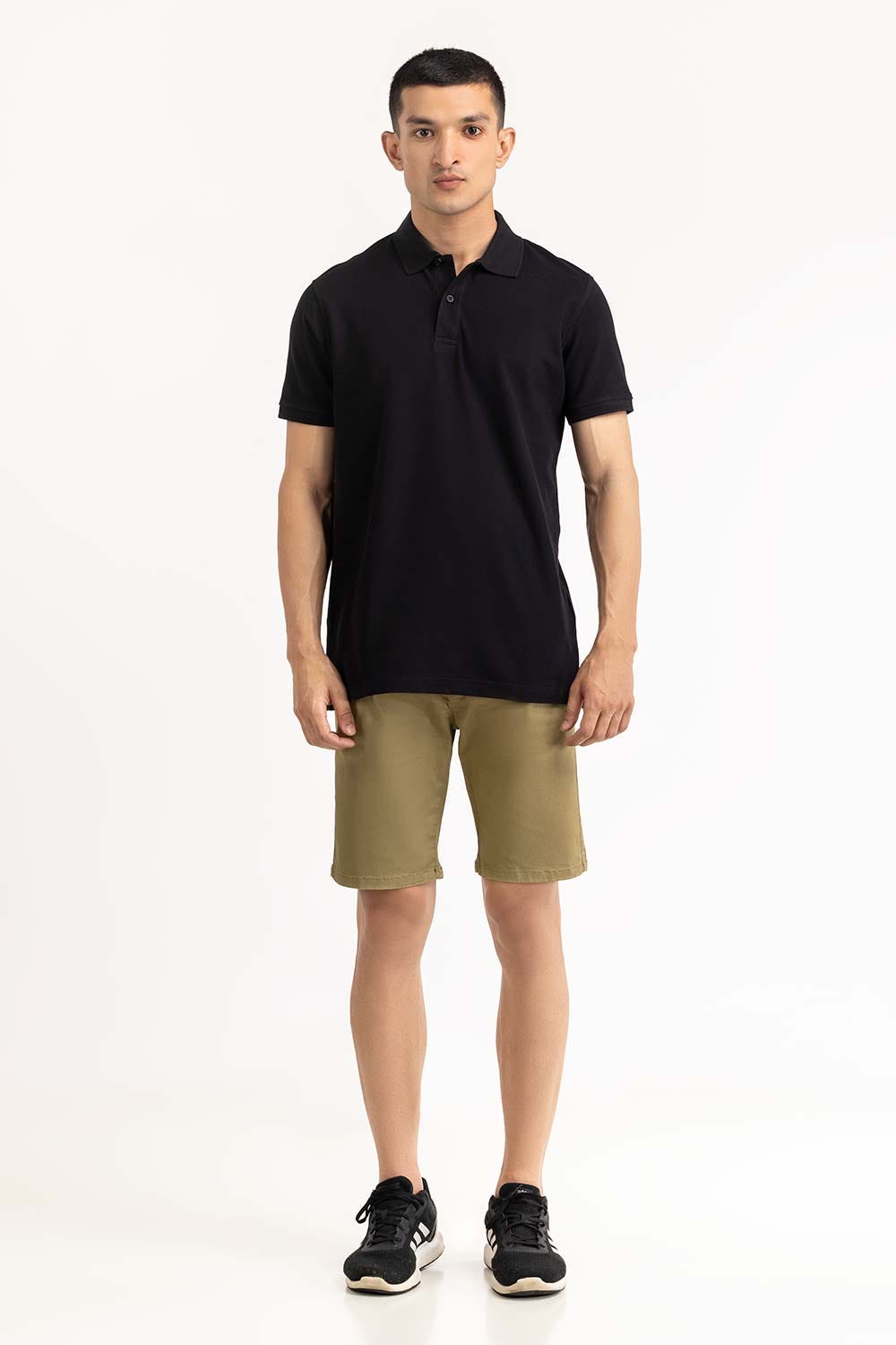 Black Basic Polo PS-SIGPK23-241