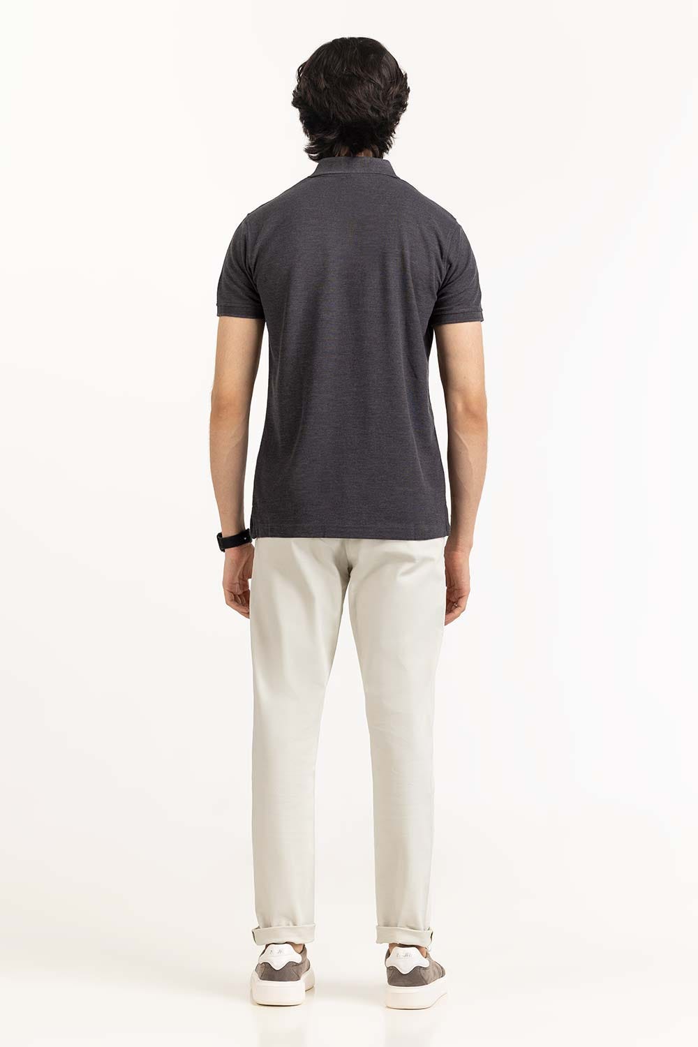 Black Basic Polo PS-SIGPK23-245