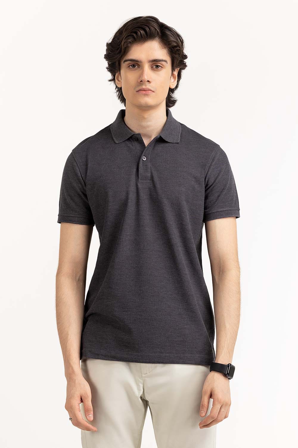 Black Basic Polo PS-SIGPK23-245