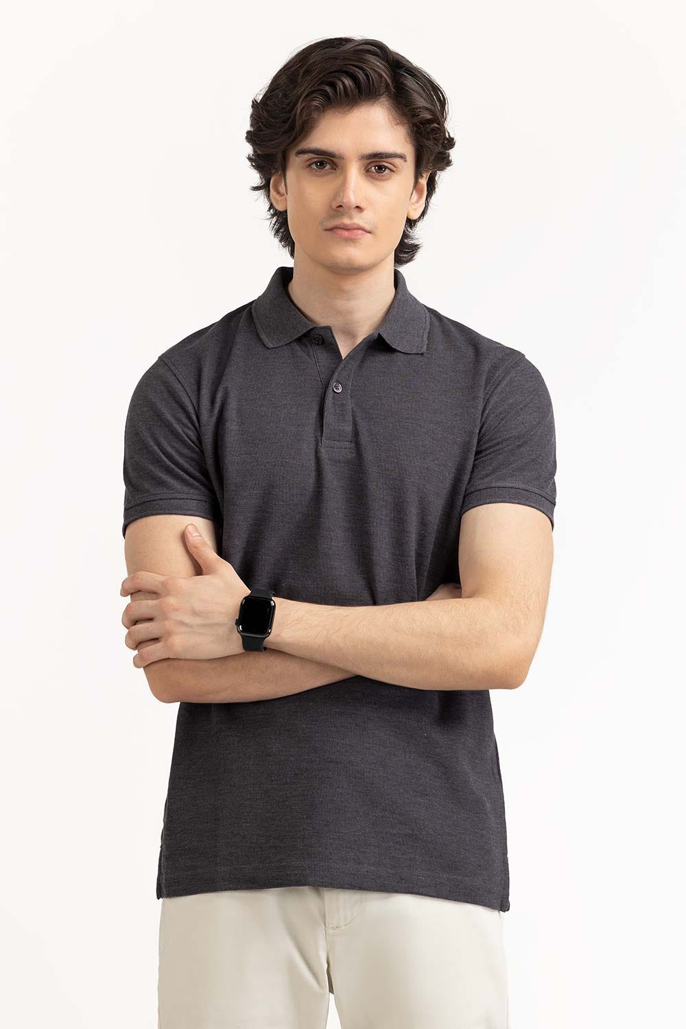 Black Basic Polo PS-SIGPK23-245