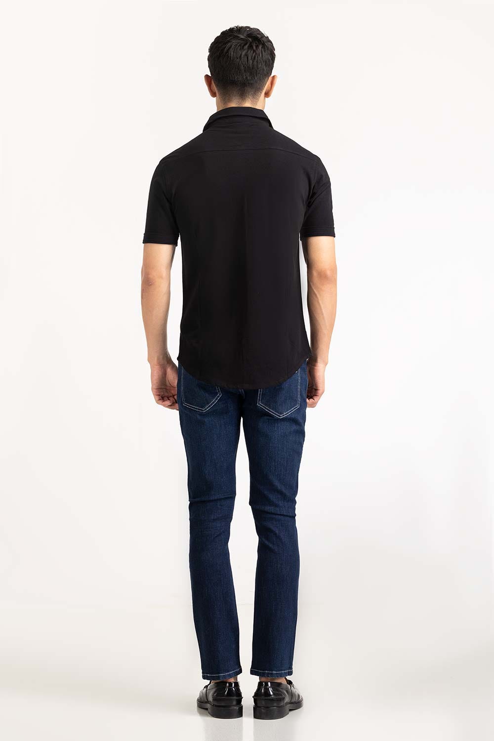 Black Basic Shirt KS-HSPK23-038