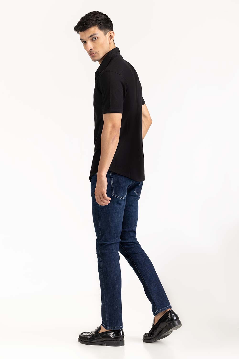 Black Basic Shirt KS-HSPK23-038