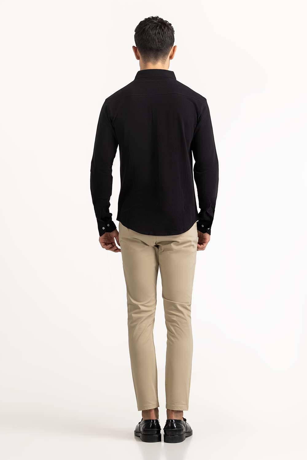 Black Basic Shirt KS-HSPK23-044