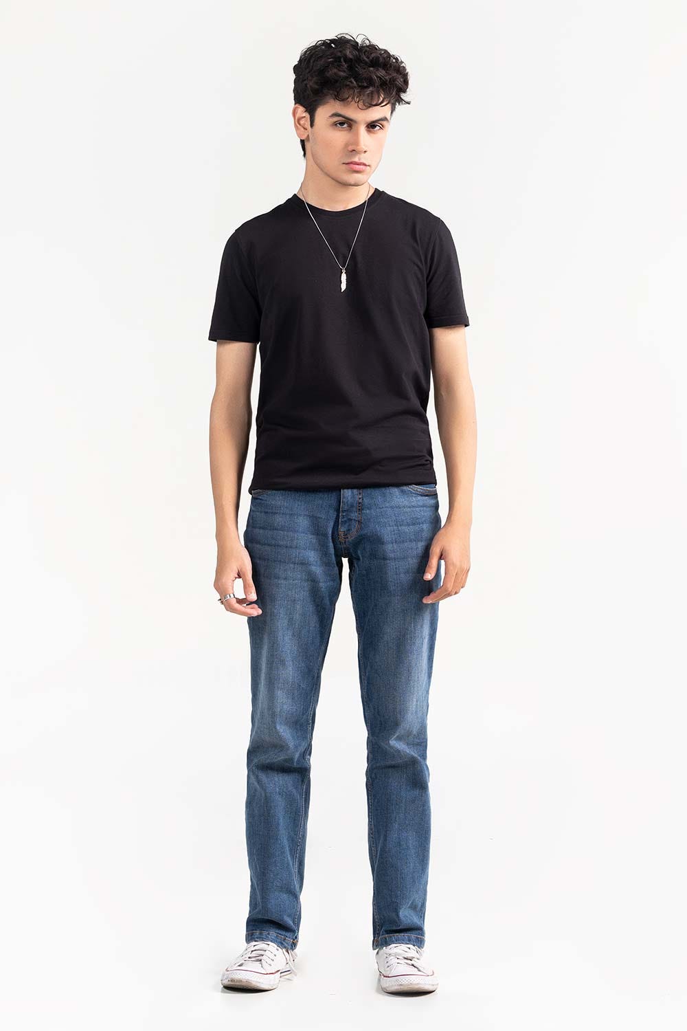 Black Basic Signature T-Shirt JCN-SIG-D050
