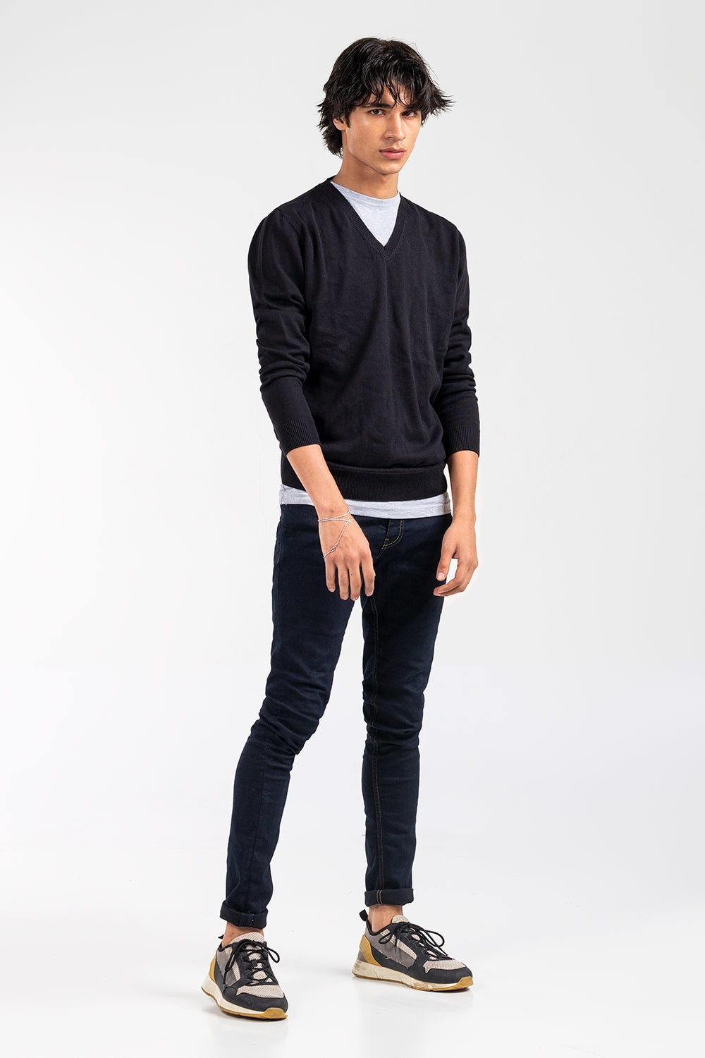 Black Basic Sweater FS-SWT-D36-02