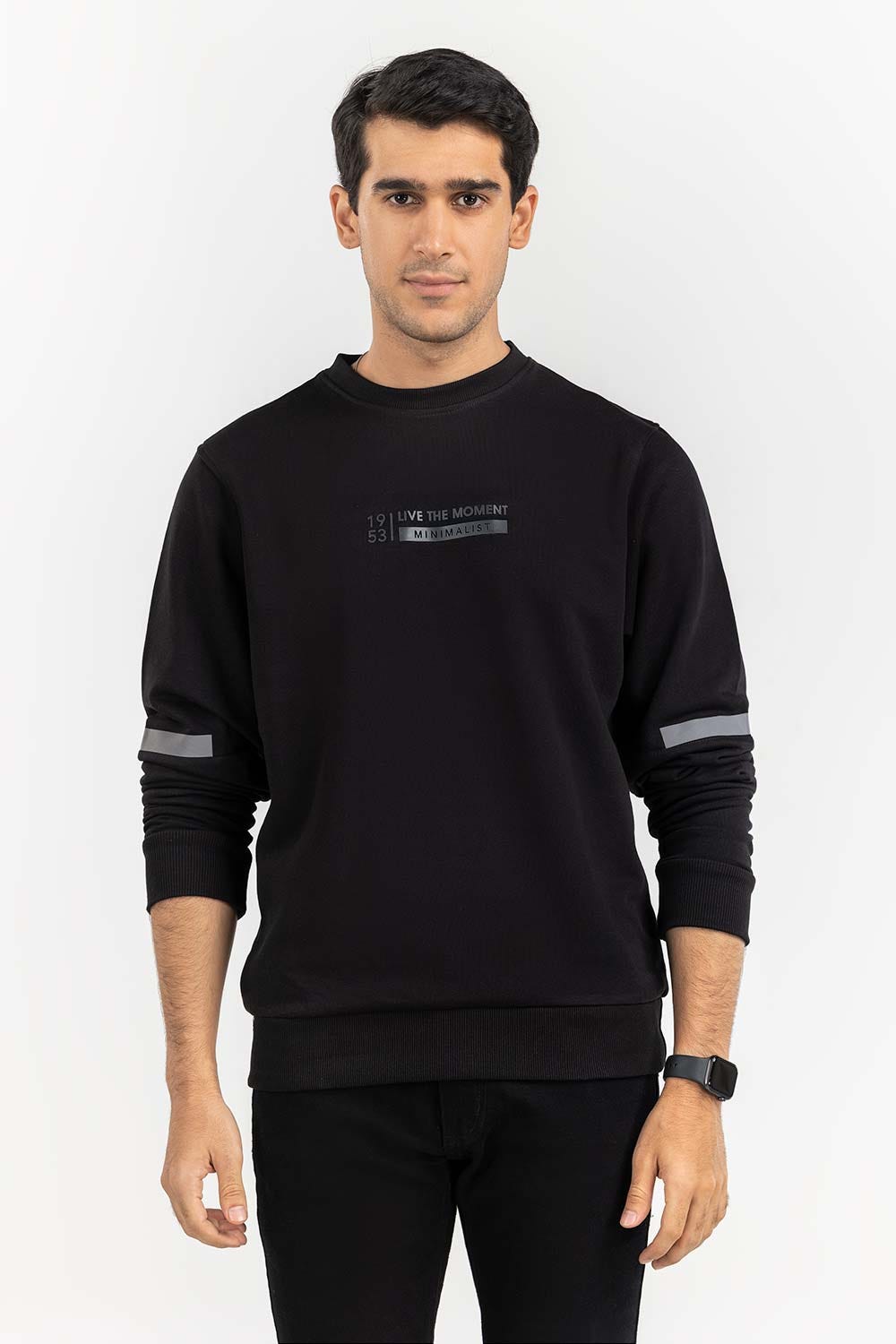 Black Basic SweatShirt SWS-F22-063