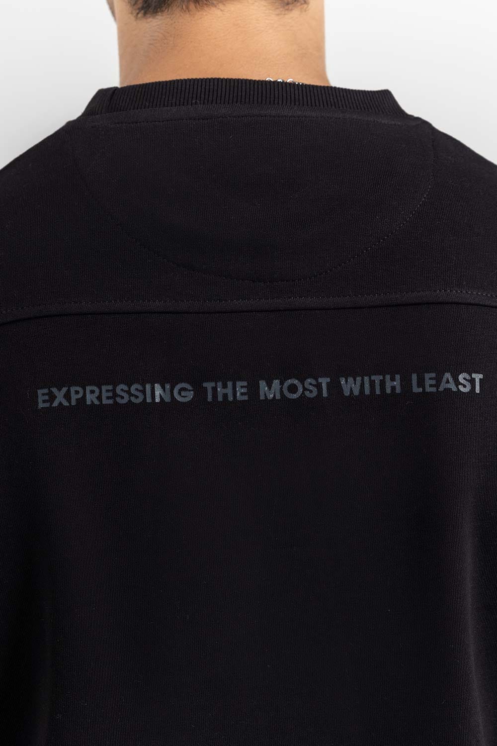 Black Basic SweatShirt SWS-F22-063