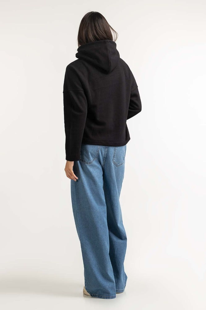 Black Basic Sweatshirt WM-SWS-WS23-005