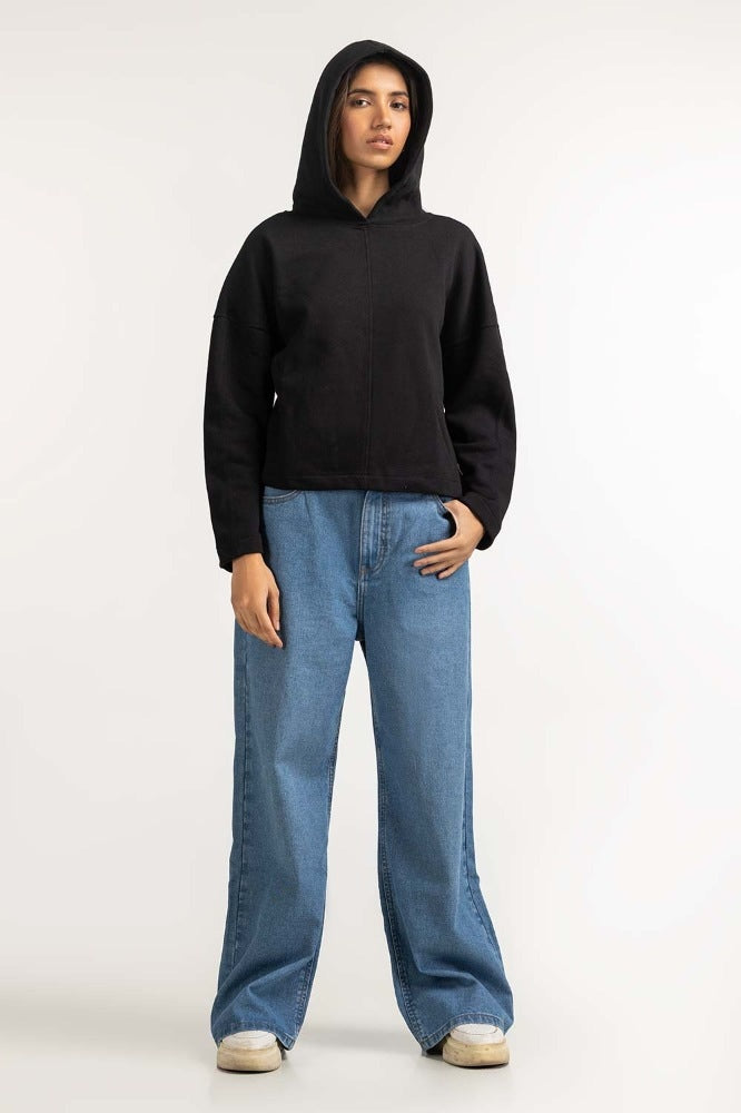 Black Basic Sweatshirt WM-SWS-WS23-005