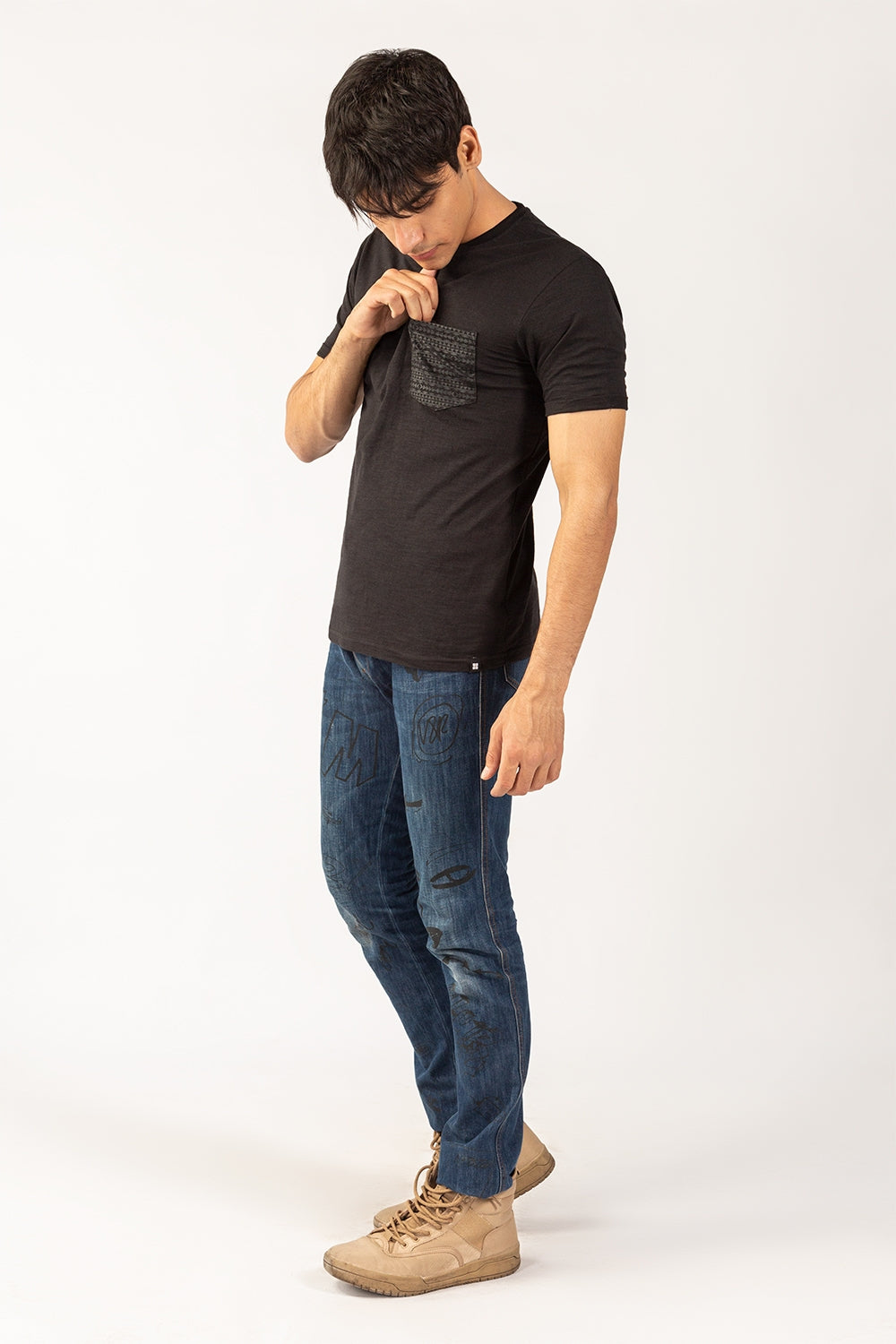 Black Basic T-shirt JCN-SP-04