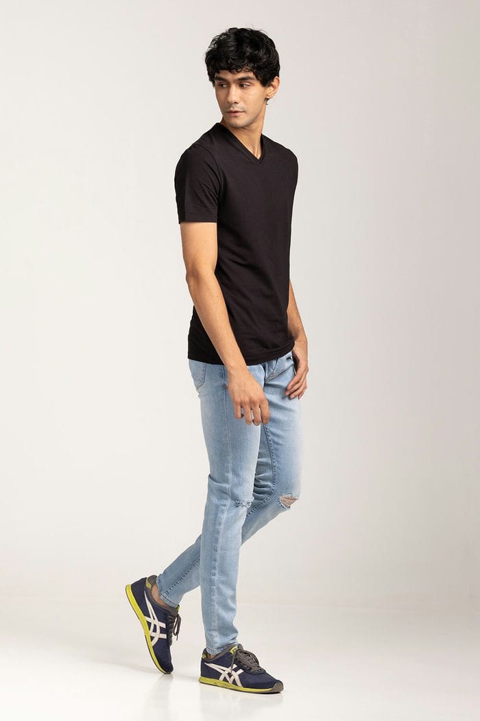 Black Basic T-Shirt JVN-SIG-D038