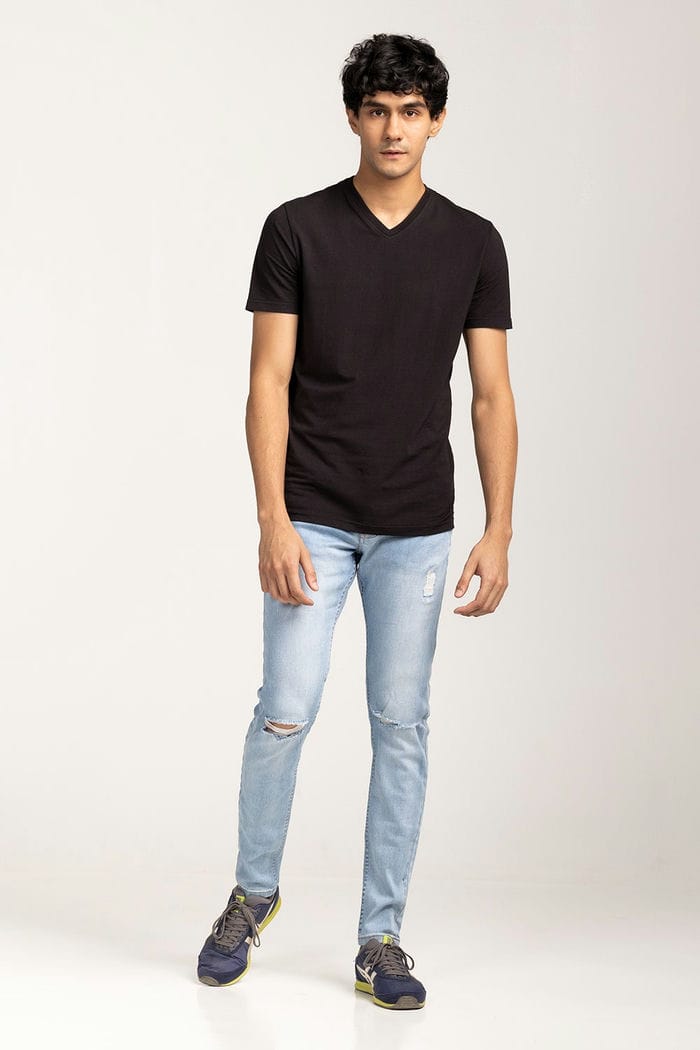 Black Basic T-Shirt JVN-SIG-D038