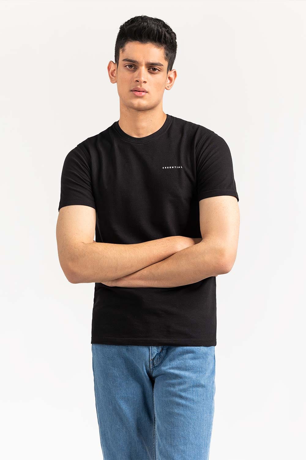 Black Basic T-Shirt PK-CN-SIG-D20