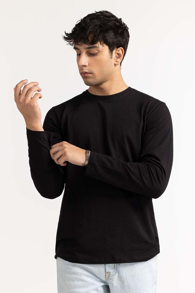 Black Basic Tee MN-TS-BS-WS23-003