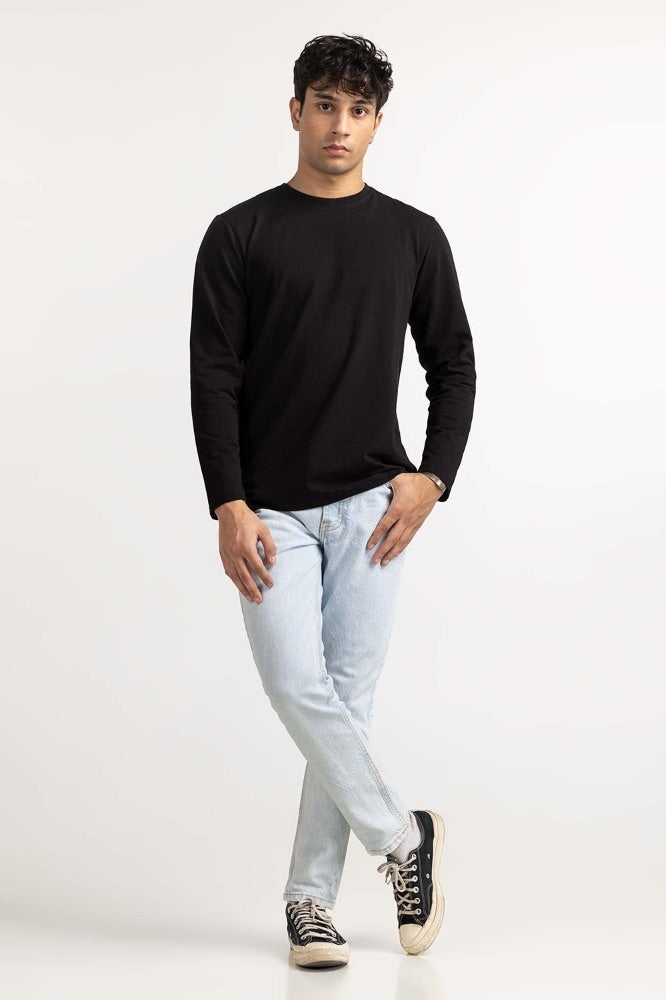 Black Basic Tee MN-TS-BS-WS23-003