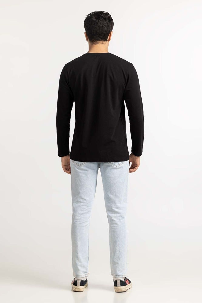 Black Basic Tee MN-TS-BS-WS23-003