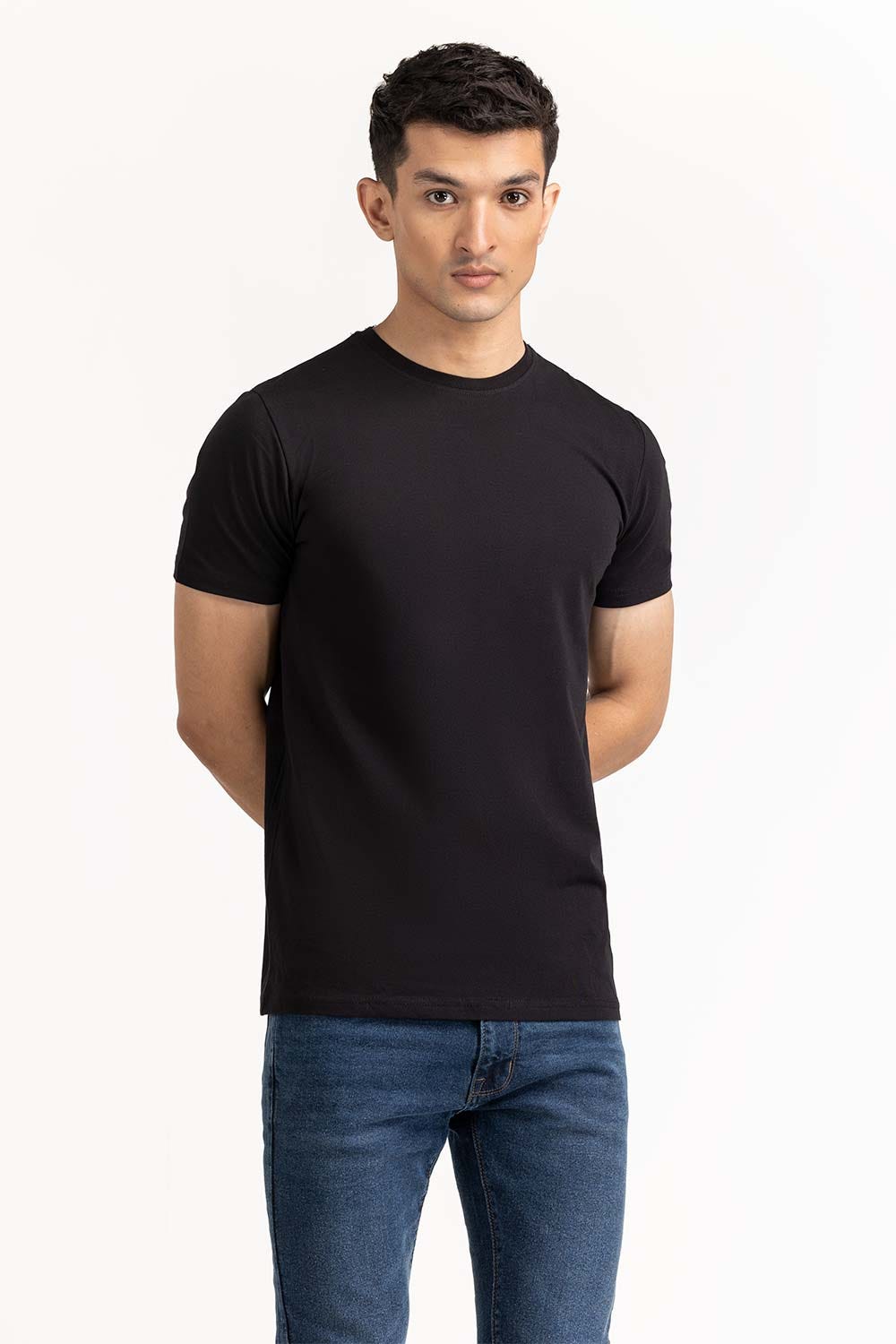 Black Basic Tee TS-CNSJ23-205