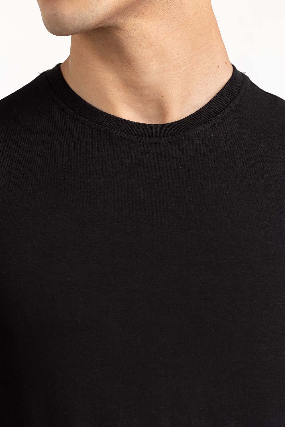 Black Basic Tee TS-CNSJ23-205