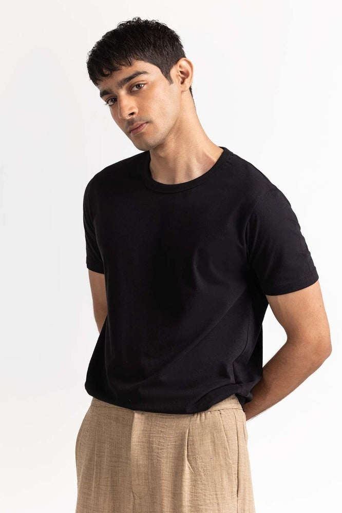Black Basic Tee TS-CNSJ24-060
