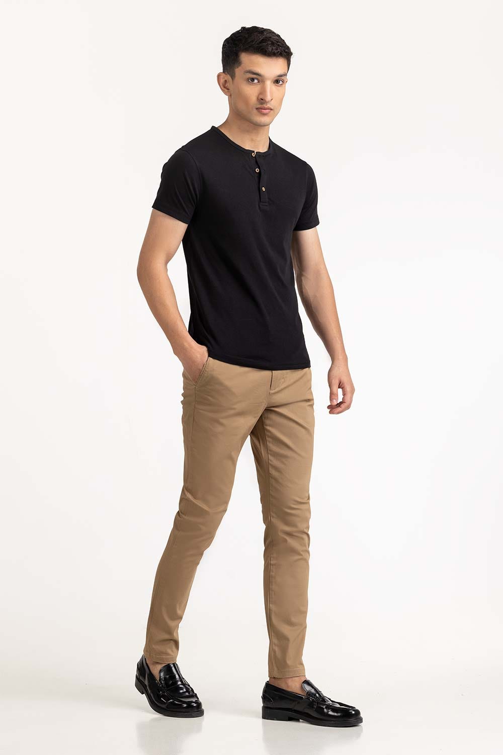 Black Basic Tee TS-HLSJ23-068