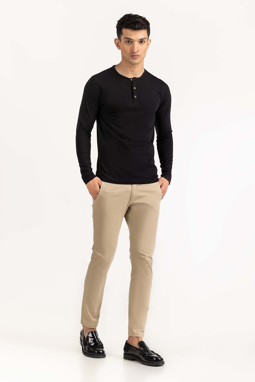 Black Basic Tee TS-HLSJ23-072