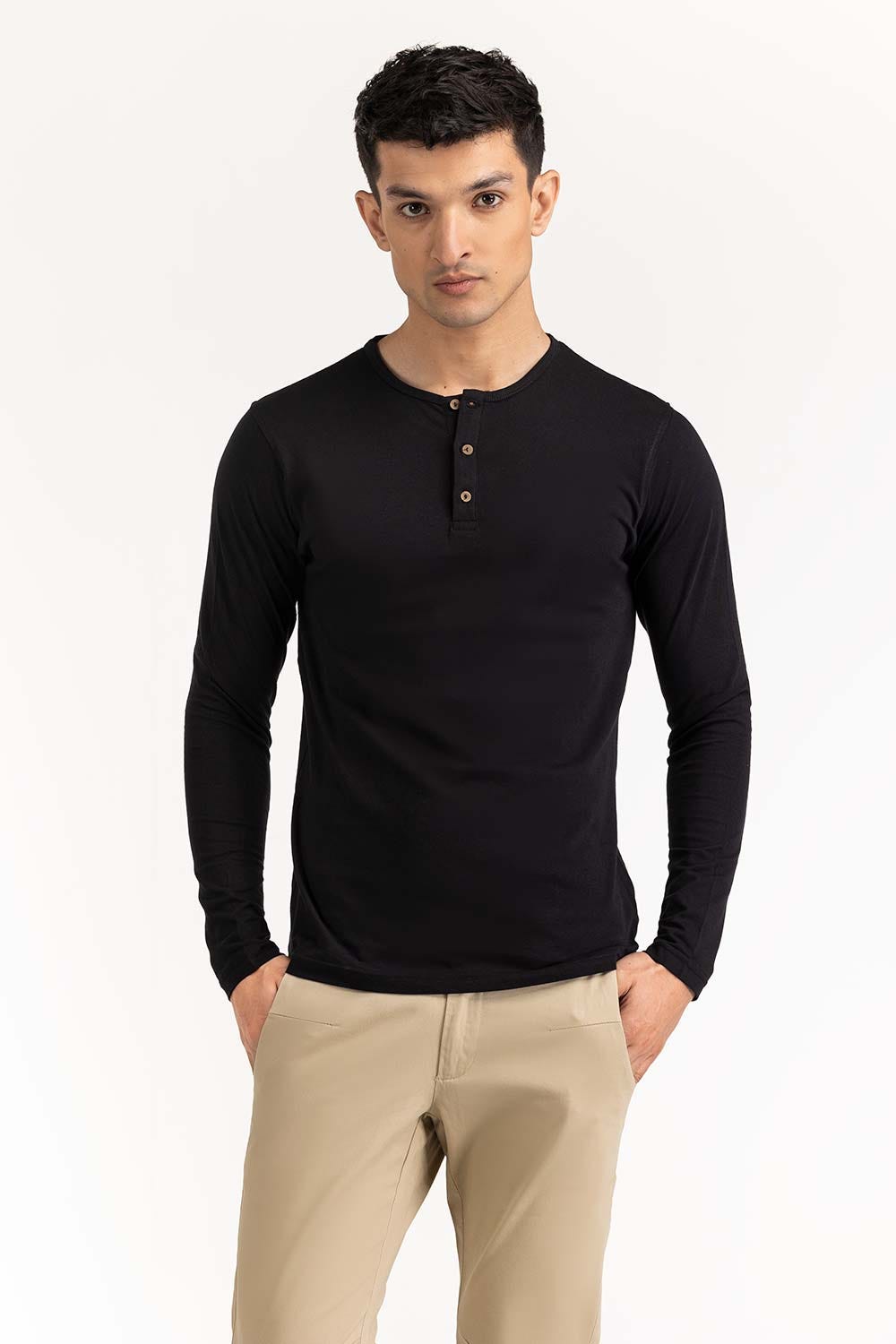 Black Basic Tee TS-HLSJ23-072